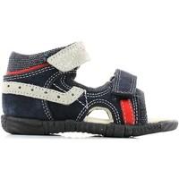 primigi 1062 sandals kid navyblue girlss childrens sandals in blue