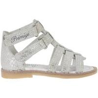 primigi 7098 sandals kid silver boyss childrens sandals in silver