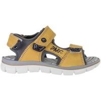 primigi 7652 sandals kid yellow boyss childrens sandals in yellow