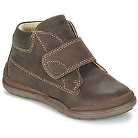 primigi demian boyss childrens mid boots in brown