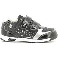 primigi 6284 sneakers kid black boyss childrens walking boots in black