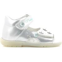 primigi 1037 sandals kid silver girlss childrens sandals in silver