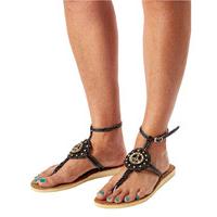 Pretty Hot And Tempting-Flip flops - Flipflops Snake Peace - Black