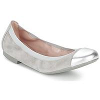 pretty ballerinas ami womens shoes pumps ballerinas in silver