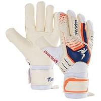 Precision Training Fusion Pro Goalkeeper Gloves - Youth - White/Orange