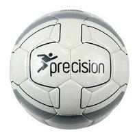 Precision Training Cordino Match Football - Size 5 - White/Silver/Black