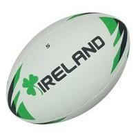 Precision Training Ireland Rugby Ball - White/Green - Size 5