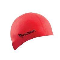 Precision Swim Silicone Swim Cap - Red