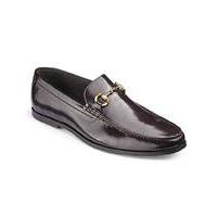 Premium Leather Snaffle Loafer Wide Fit