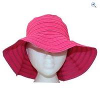 proclimate ladies wide brim sun hat colour pink