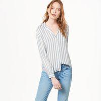 Printed Stripe Shirt - Hamptons Blue