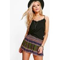 printed woven shorts multi