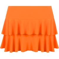 presley frill mini skirt fluorescent orange