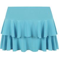 presley frill mini skirt turquoise