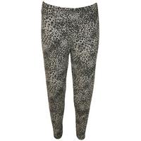 Pru Animal Print Leggings - Light Grey