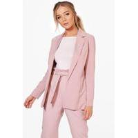 premium tailored blazer rose