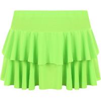 presley frill mini skirt fluorescent green