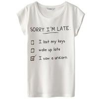 Printed Crew Neck T-Shirt
