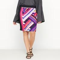 Printed Stretch Tube Skirt