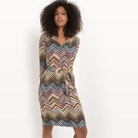 Printed Belted Tunic Dress