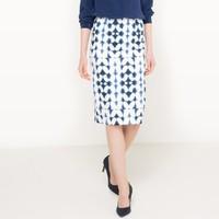 Printed Pencil Skirt