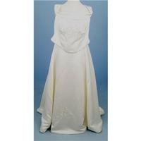 pronuptia size xxxl ivory two piece wedding dress