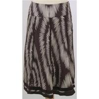 Principles, size 10 brown & cream patterned skirt