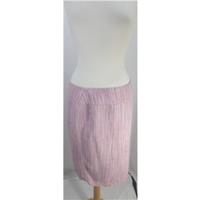 Principles - Size: 14 - Pink - Linen Mix Skirt