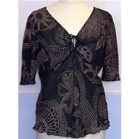 principles size 14 black blouse