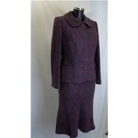 precis petite purple size 8 and 12 two piece skirt suit ic bag