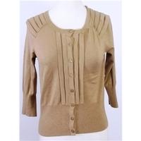 Principles Ben de Lisi Petite Brown Cardigan Size 12