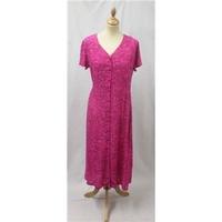 prcis petite size 12 fuschia pink calf length dress prcis petite size  ...