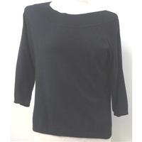 precis petite size m black pullover