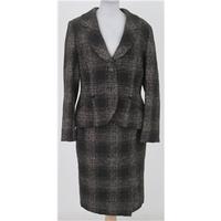 Precis, size M tweed brown two-piece skirt suit
