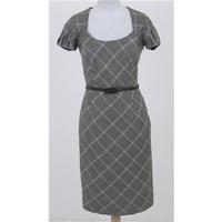 Principles, size 8 checked brown dress