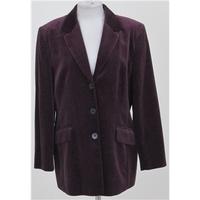 Precis Petite, size 14 purple velvet jacket