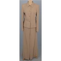 principles size 1214 pale beige linen blend trouser suit