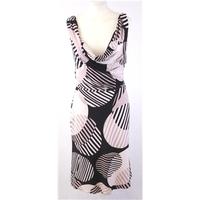 Principles by Ben de Lisi- Size 10 - Multicoloured - Geometric Patterned Sleeveless Dress