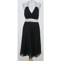 Principles: Size 12: Black & taupe evening dress