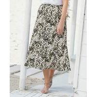 Print Crinkle Skirt