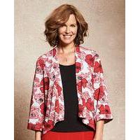 Print Slinky Kimono Jacket