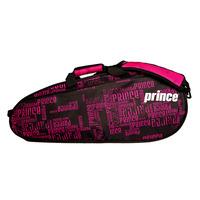 Prince Club 6 Racket Bag - Black/Pink
