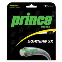 Prince Lightning XX Squash String Set - Black