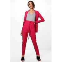 Premium Belted Trouser - fuchsia