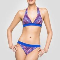 Printed Bikini Top with Removable Padding