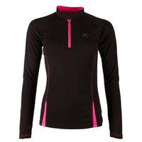 Pro Touch Riola II Long Sleeved 1/4 Zip - Womens - Red/Black