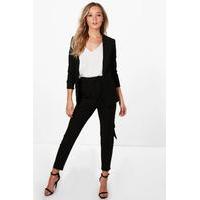 Premium Belted Trouser - black