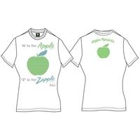 Premium The Beatles A Is For Apple T-shirt Ladies (white, Medium (m))