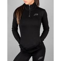 profit half zip womens tripple black jacket triple black xsmall