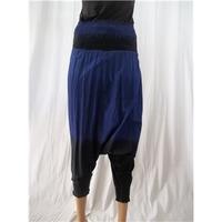 Promod Size 6 Blue Harem Trousers